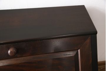 中古　松本民芸家具　上品な雰囲気漂うライティングビューロー(ワークデスク、机、在宅ワーク、在宅用戸棚)(R-053939)