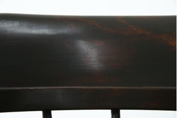中古　松本民芸家具　#91型　落ち着きのある空間を演出するキャプテンチェア(アームチェア、板座チェア、椅子、ダイニングチェア)(R-053960)
