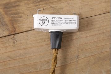 アンティーク照明　シンプルなデザインが取り入れやすい球体型の天井照明(吊り下げ照明、ペンダントライト)(R-053983)