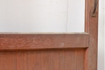 和製アンティーク　素朴な雰囲気を醸し出す木製扉(ドア、建具)(R-053997)