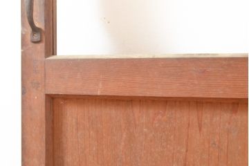 和製アンティーク　素朴な雰囲気を醸し出す木製扉(ドア、建具)(R-053997)