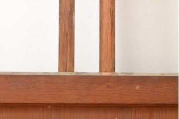 和製アンティーク　素朴な雰囲気を醸し出す木製扉(ドア、建具)(R-053997)