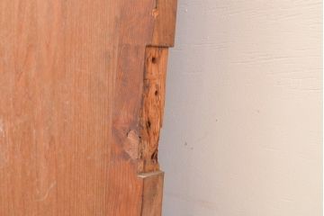 和製アンティーク　素朴な雰囲気を醸し出す木製扉(ドア、建具)(R-053997)