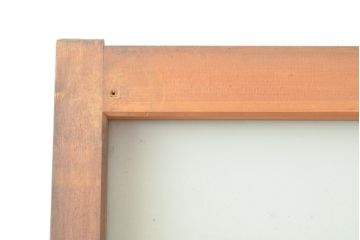 和製アンティーク　すりガラスがレトロな雰囲気を醸し出すガラス戸1枚(引き戸、建具)(R-053999)