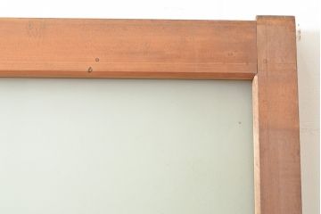和製アンティーク　すりガラスがレトロな雰囲気を醸し出すガラス戸1枚(引き戸、建具)(R-053999)