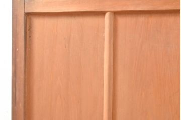 和製アンティーク　すりガラスがレトロな雰囲気を醸し出すガラス戸1枚(引き戸、建具)(R-053999)