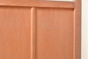 和製アンティーク　すりガラスがレトロな雰囲気を醸し出すガラス戸1枚(引き戸、建具)(R-053999)
