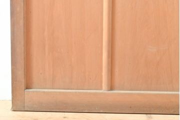 和製アンティーク　すりガラスがレトロな雰囲気を醸し出すガラス戸1枚(引き戸、建具)(R-053999)