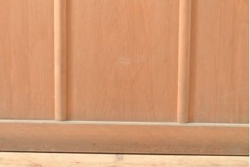 和製アンティーク　すりガラスがレトロな雰囲気を醸し出すガラス戸1枚(引き戸、建具)(R-053999)