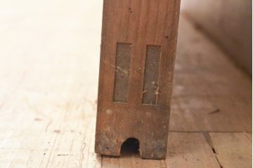 和製アンティーク　すりガラスがレトロな雰囲気を醸し出すガラス戸1枚(引き戸、建具)(R-053999)