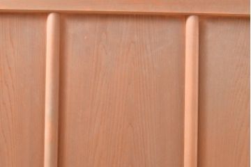 和製アンティーク　すりガラスがレトロな雰囲気を醸し出すガラス戸1枚(引き戸、建具)(R-053999)