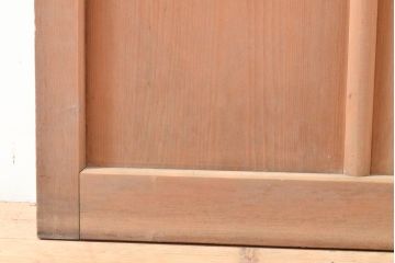 和製アンティーク　すりガラスがレトロな雰囲気を醸し出すガラス戸1枚(引き戸、建具)(R-053999)
