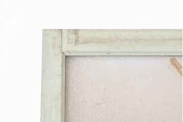 アンティーク建具　レトロなダイヤガラス引き戸1枚(ガラス戸、建具)(R-054000)
