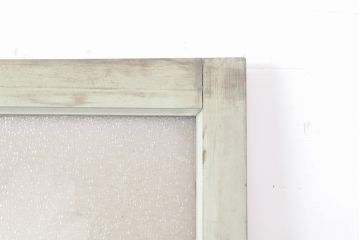 アンティーク建具　レトロなダイヤガラス引き戸1枚(ガラス戸、建具)(R-054000)