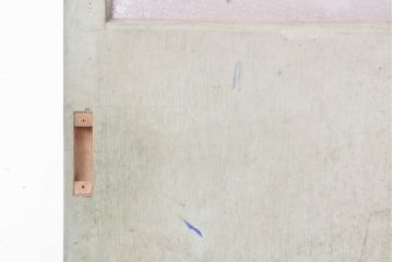 アンティーク建具　レトロなダイヤガラス引き戸1枚(ガラス戸、建具)(R-054000)