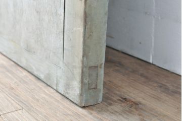 アンティーク建具　レトロなダイヤガラス引き戸1枚(ガラス戸、建具)(R-054000)