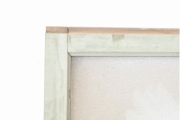アンティーク建具　レトロなダイヤガラス引き戸1枚(ガラス戸、建具)(R-054000)