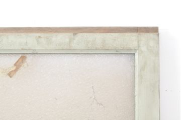アンティーク建具　レトロなダイヤガラス引き戸1枚(ガラス戸、建具)(R-054000)