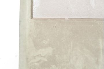 アンティーク建具　レトロなダイヤガラス引き戸1枚(ガラス戸、建具)(R-054000)