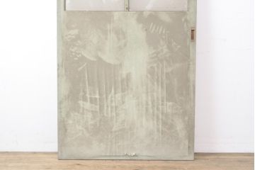 アンティーク建具　レトロなダイヤガラス引き戸1枚(ガラス戸、建具)(R-054000)