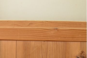 アンティーク建具　ナチュラルな雰囲気がかわいらしい木製扉(ドア、建具)(R-054001)