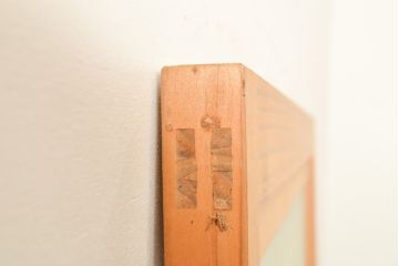 アンティーク建具　ナチュラルな雰囲気がかわいらしい木製扉(ドア、建具)(R-054001)