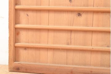 アンティーク建具　ナチュラルな雰囲気がかわいらしい木製扉(ドア、建具)(R-054001)