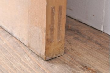 和製アンティーク　インテリア好きさんに人気のチェッカーガラス入り扉(ドア、建具)(R-054002)