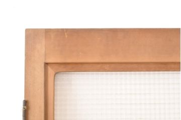 和製アンティーク　インテリア好きさんに人気のチェッカーガラス入り扉(ドア、建具)(R-054002)