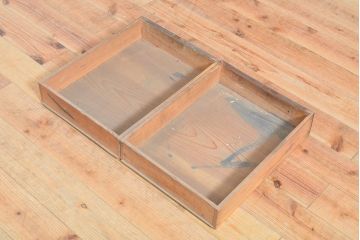 和製アンティーク　杉材　素朴な佇まいがレトロな雰囲気を醸し出す平机(ワークデスク、在宅ワーク、在宅用、作業台)(R-054005)