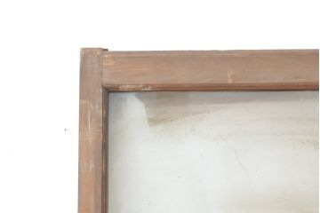 アンティーク建具　レトロな佇まいが魅力的なガラス戸1枚(引き戸、建具)(R-054008)