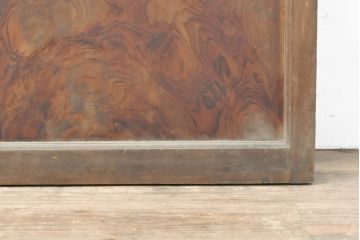 アンティーク建具　レトロな佇まいが魅力的なガラス戸1枚(引き戸、建具)(R-054008)