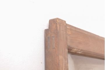 アンティーク建具　レトロな佇まいが魅力的なガラス戸1枚(引き戸、建具)(R-054008)