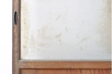 アンティーク建具　レトロな佇まいが魅力的なガラス戸1枚(引き戸、建具)(R-054008)