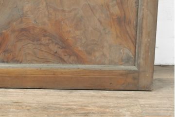 アンティーク建具　レトロな佇まいが魅力的なガラス戸1枚(引き戸、建具)(R-054008)