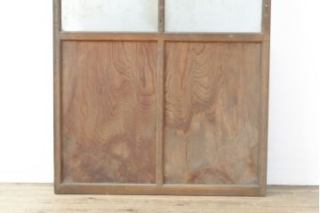 アンティーク建具　レトロな佇まいが魅力的なガラス戸1枚(引き戸、建具)(R-054008)