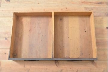 和製アンティーク　和モダンな雰囲気のお部屋にぴったりな水屋サイドボード(食器棚、キャビネット、収納棚、戸棚)(R-054010)