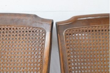 中古　カリモク家具(karimoku)　domani(ドマーニ)　Morganton(モーガントン)　華やかなファブリックが空間に彩を添えるダイニングチェア2脚セット(椅子)(R-054015)