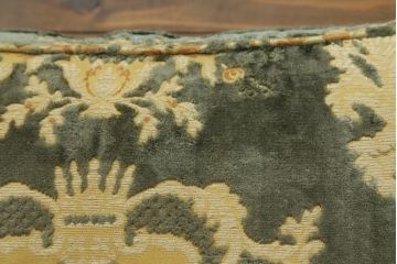 中古　美品　カリモク家具(karimoku)　domani(ドマーニ)　Louis(ルイ)XVシリーズ　ルイ15世　優雅なひとときを演出してくれる1人掛けソファ(定価約50万円)(アームソファ、一人掛け、1P)(R-054026)