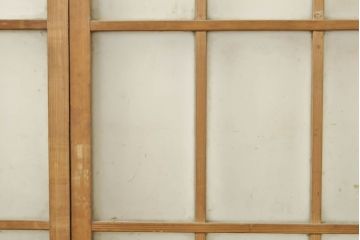 アンティーク建具　和の雰囲気漂うガラス戸4枚セット(引き戸、建具)(R-054034)