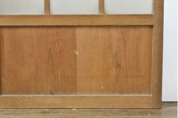 アンティーク建具　和の雰囲気漂うガラス戸4枚セット(引き戸、建具)(R-054034)