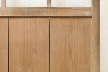 アンティーク建具　大正ロマンの雰囲気香るガラス扉1枚(ドア、木製ドア、建具)(R-054037)