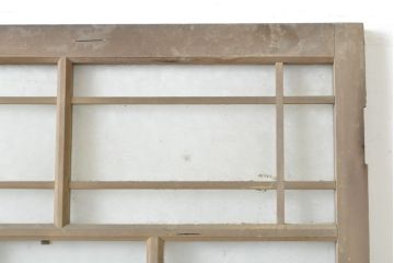 アンティーク建具　大正ロマンの雰囲気香るガラス扉1枚(ドア、木製ドア、建具)(R-054037)