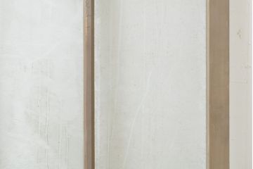 アンティーク建具　大正ロマンの雰囲気香るガラス扉1枚(ドア、木製ドア、建具)(R-054037)