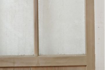 アンティーク建具　大正ロマンの雰囲気香るガラス扉1枚(ドア、木製ドア、建具)(R-054037)