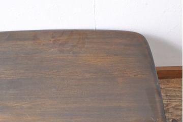 イギリスビンテージ　ERCOL(アーコール)　丸みのあるフォルムが愛らしい、希少なパンドラボックスコーヒーテーブル(センターテーブル、ローテーブル、ヴィンテージ)(R-054074)