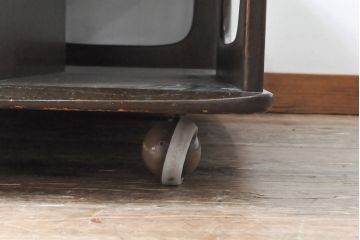 イギリスビンテージ　ERCOL(アーコール)　丸みのあるフォルムが愛らしい、希少なパンドラボックスコーヒーテーブル(センターテーブル、ローテーブル、ヴィンテージ)(R-054074)