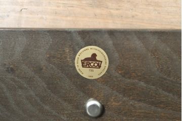 イギリスビンテージ　ERCOL(アーコール)　丸みのあるフォルムが愛らしい、希少なパンドラボックスコーヒーテーブル(センターテーブル、ローテーブル、ヴィンテージ)(R-054074)