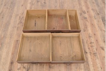 和製アンティーク　和の趣溢れる関西水屋箪笥(食器棚、キャビネット、収納棚、戸棚)(R-054134)