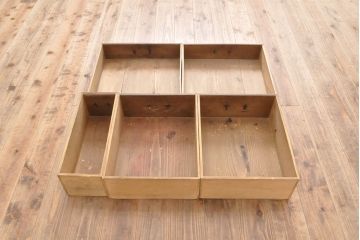 和製アンティーク　和の趣溢れる関西水屋箪笥(食器棚、キャビネット、収納棚、戸棚)(R-054134)